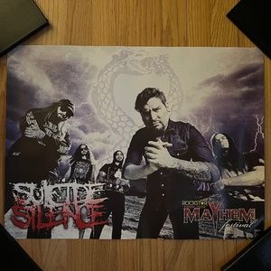 SUICIDE SILENCE Rockstar Mayhem Festival 18x24 Promo Poster